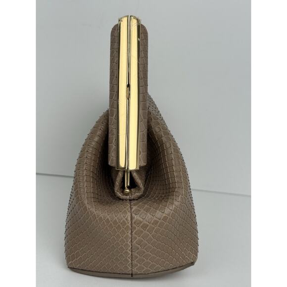 Fendi Beige Python Small First Clutch Bag - Picture 5 of 16